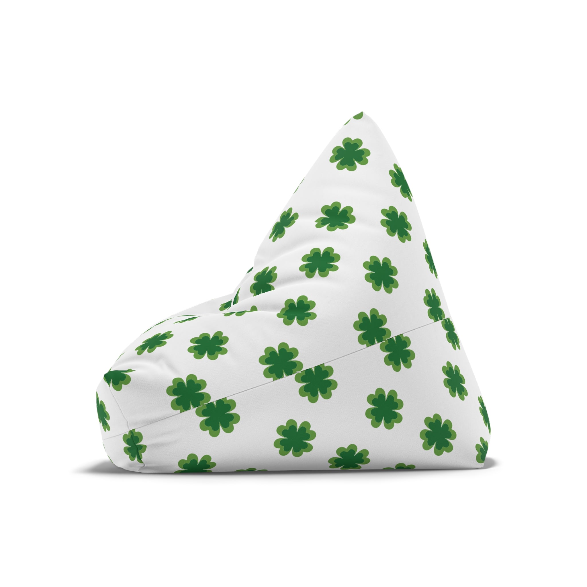 Green Clover Bean Bag Cover Only | St. Patrick's Day Shamrock Print