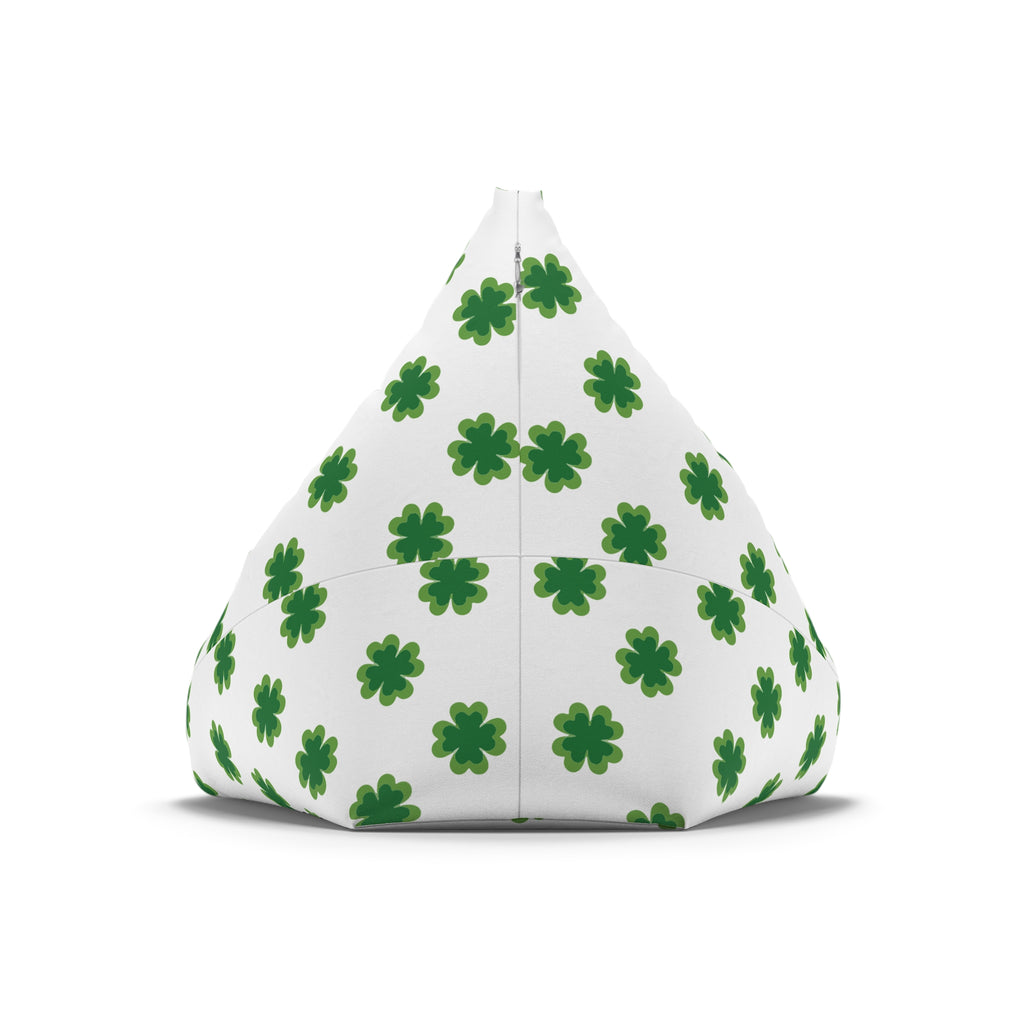 Green Clover Bean Bag Cover Only | St. Patrick's Day Shamrock Print