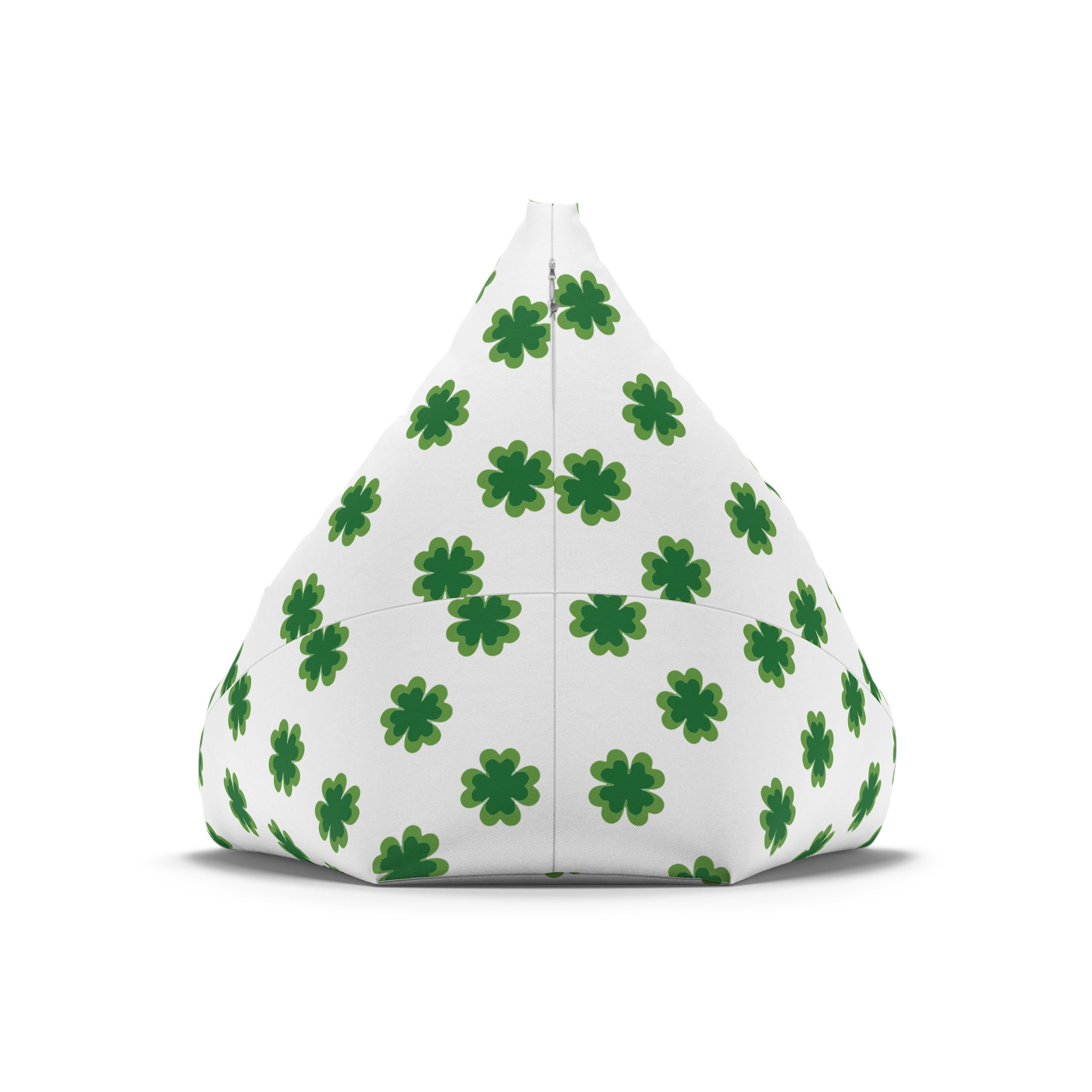 Green Clover Bean Bag Cover Only | St. Patrick's Day Shamrock Print
