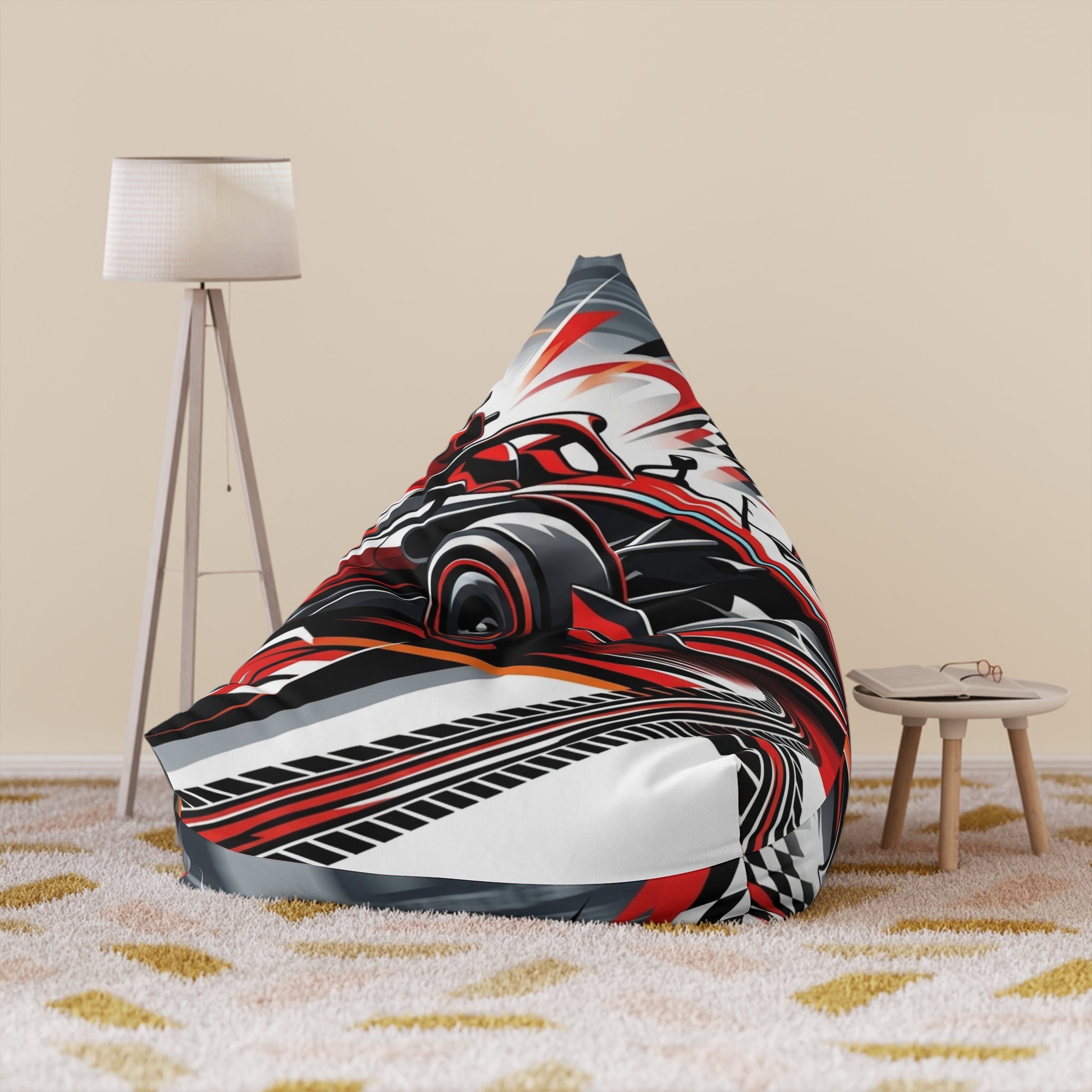 Racing Car Bean Bag Chair Cover