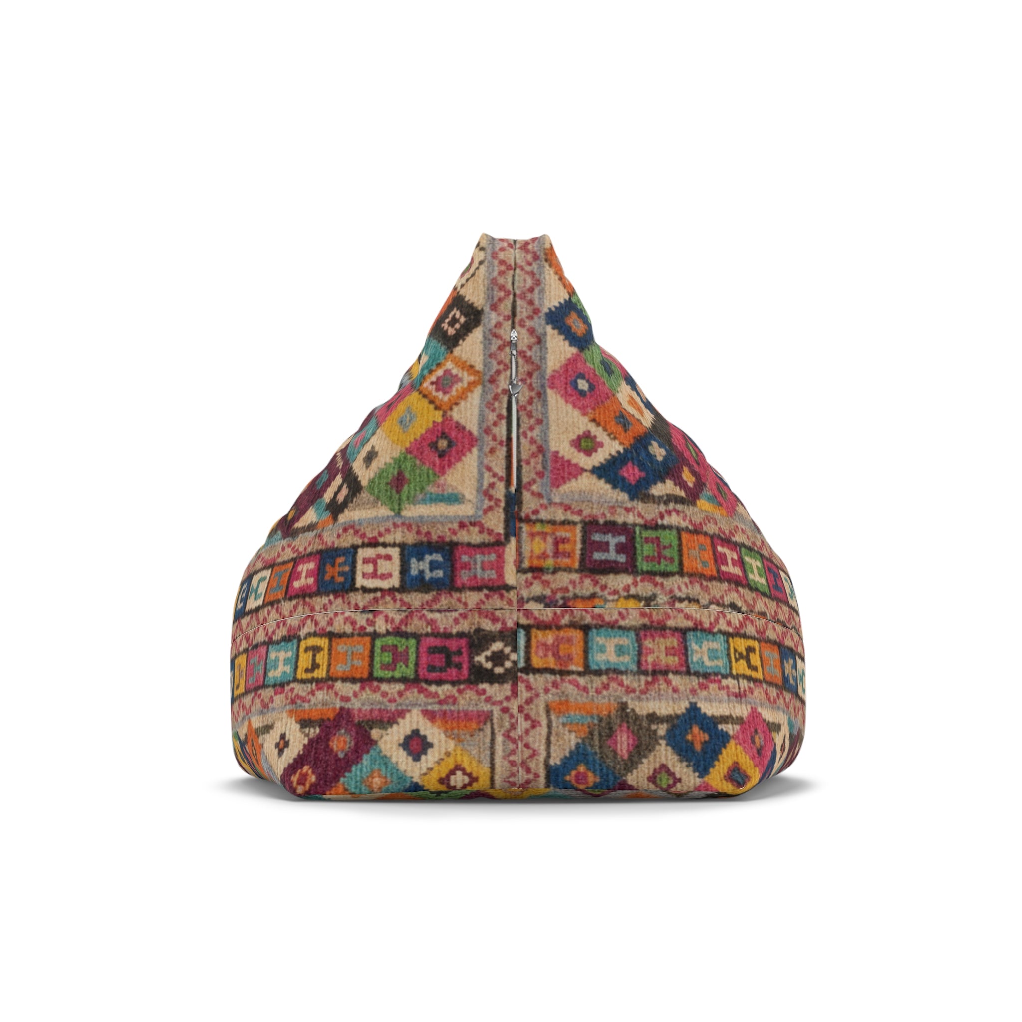 Modern Moroccan Pouf | Boho Bean Bag Cover