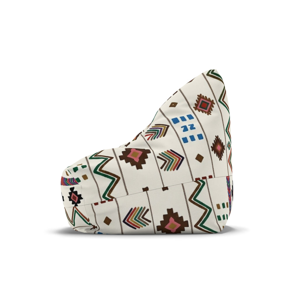 Southwestern Aztec Pattern Bean Bag Chair Cover | Geometric Tribal Print
