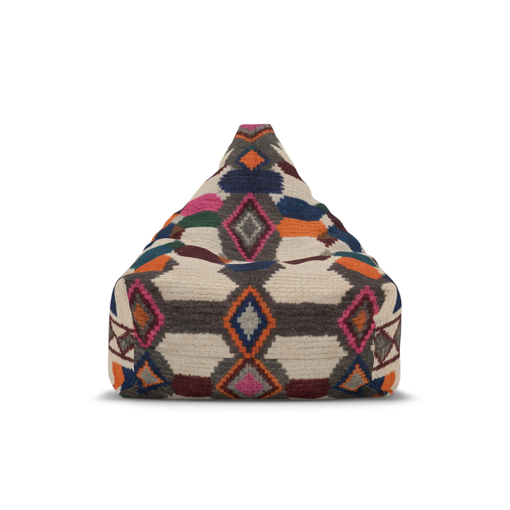 Bean Bag Chair Cover | Moroccan Berber Print