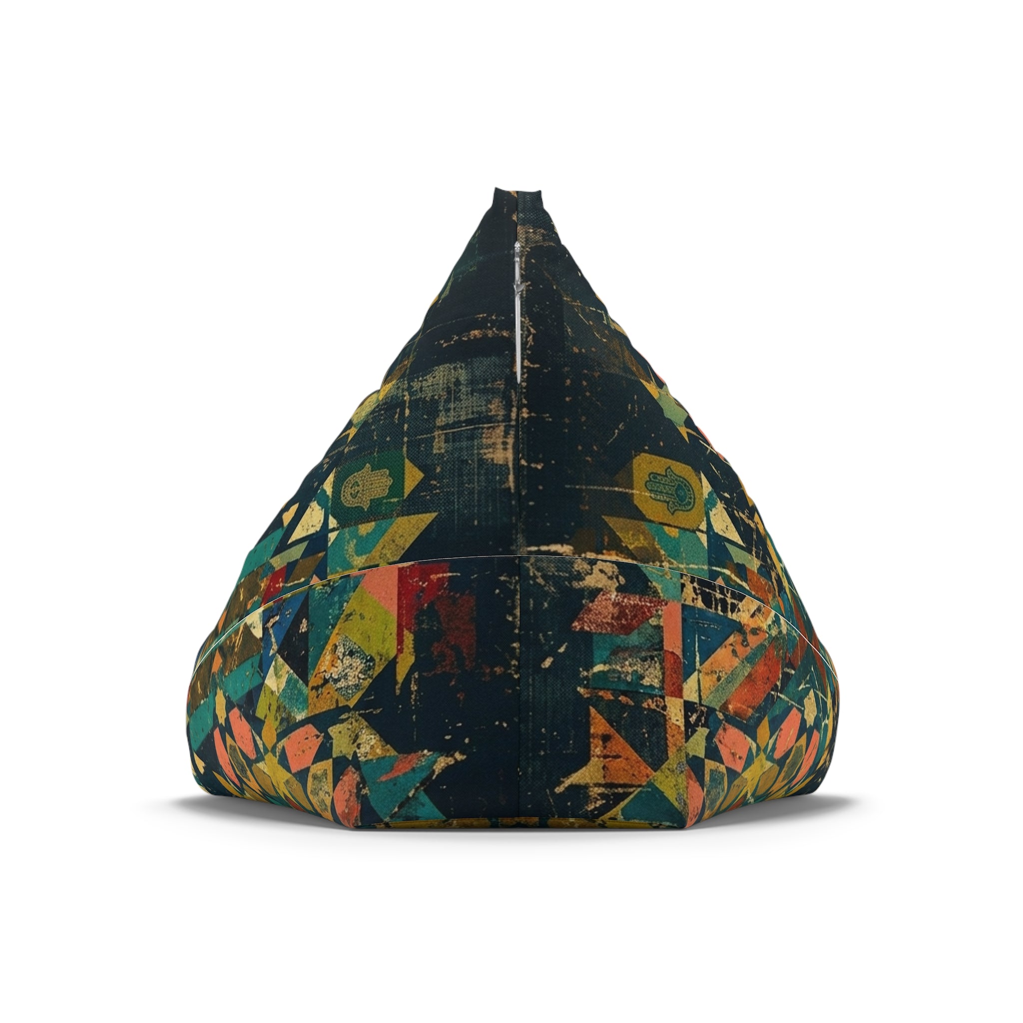Bohemian Mandala Bean Bag Chair Cover | Vintage Geometric Pattern