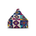 Colorful Geometric Diamond Pattern Bean Bag Chair Cover | Southwestern Tile Print