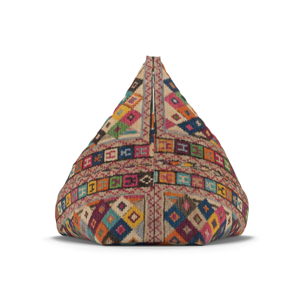 Modern Moroccan Pouf | Boho Bean Bag Cover