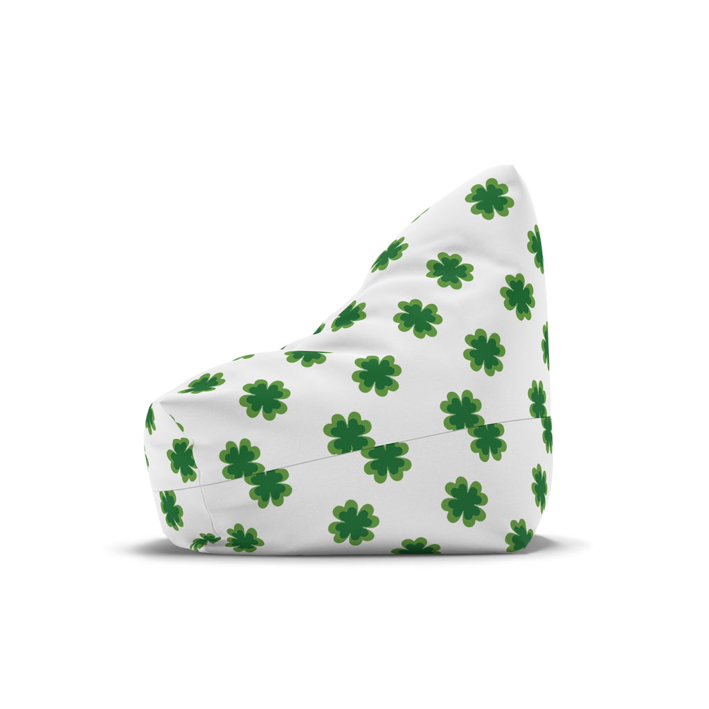 Green Clover Bean Bag Cover Only | St. Patrick's Day Shamrock Print