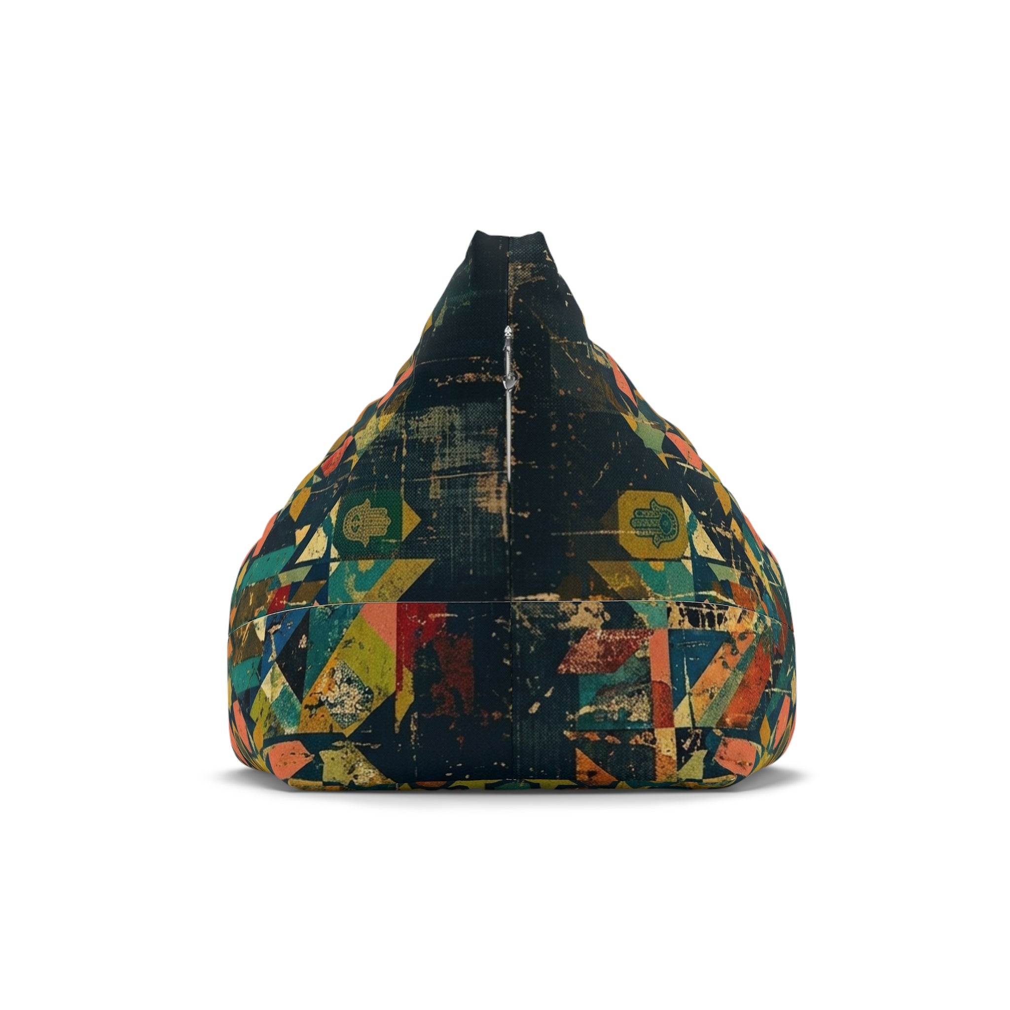 Bohemian Mandala Bean Bag Chair Cover | Vintage Geometric Pattern