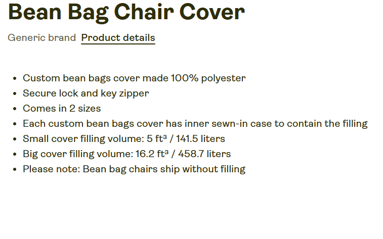 Bean Bag Cover — Vintage Halloween 'Trick or Treat' Skull Design