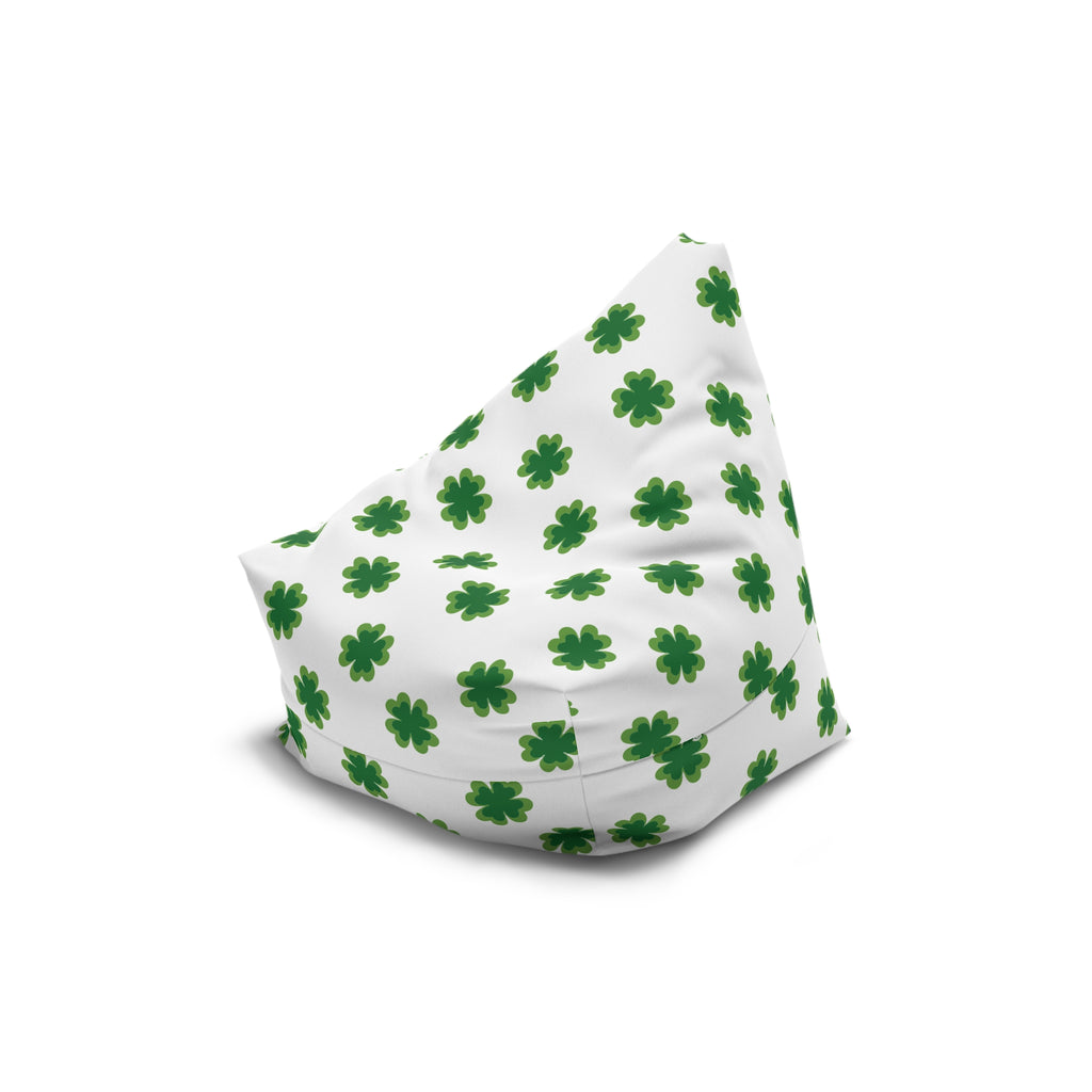 Green Clover Bean Bag Cover Only | St. Patrick's Day Shamrock Print