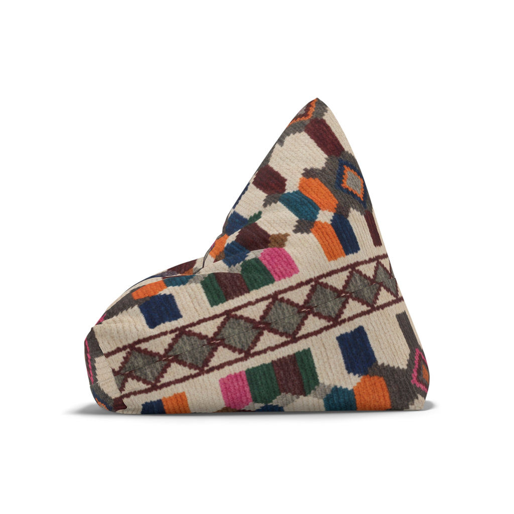 Bean Bag Chair Cover | Moroccan Berber Print