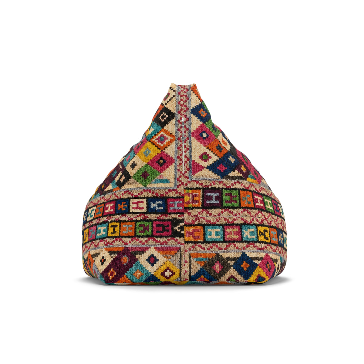 Modern Moroccan Pouf | Boho Bean Bag Cover
