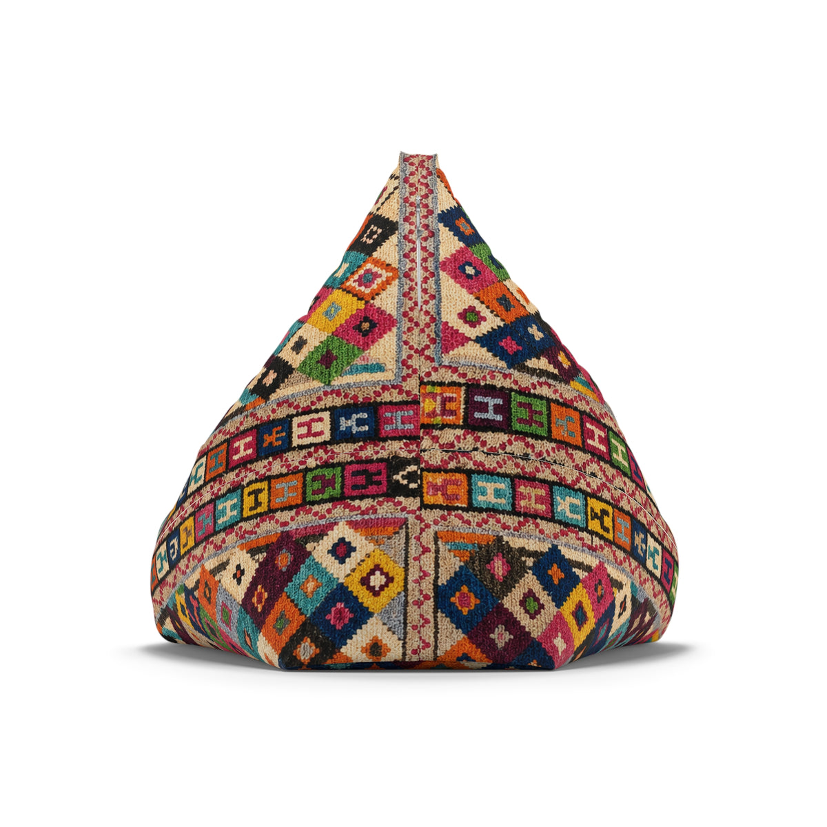 Modern Moroccan Pouf | Boho Bean Bag Cover
