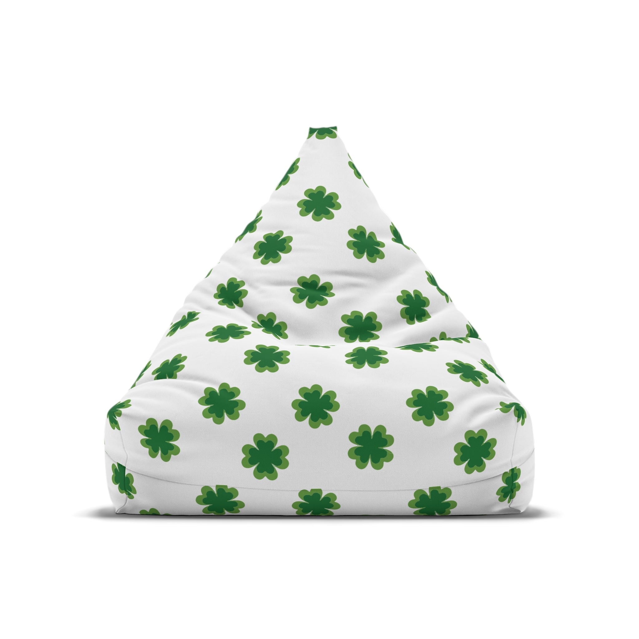 Green Clover Bean Bag Cover Only | St. Patrick's Day Shamrock Print