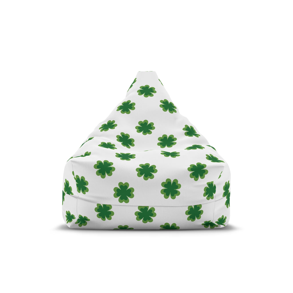 Green Clover Bean Bag Cover Only | St. Patrick's Day Shamrock Print