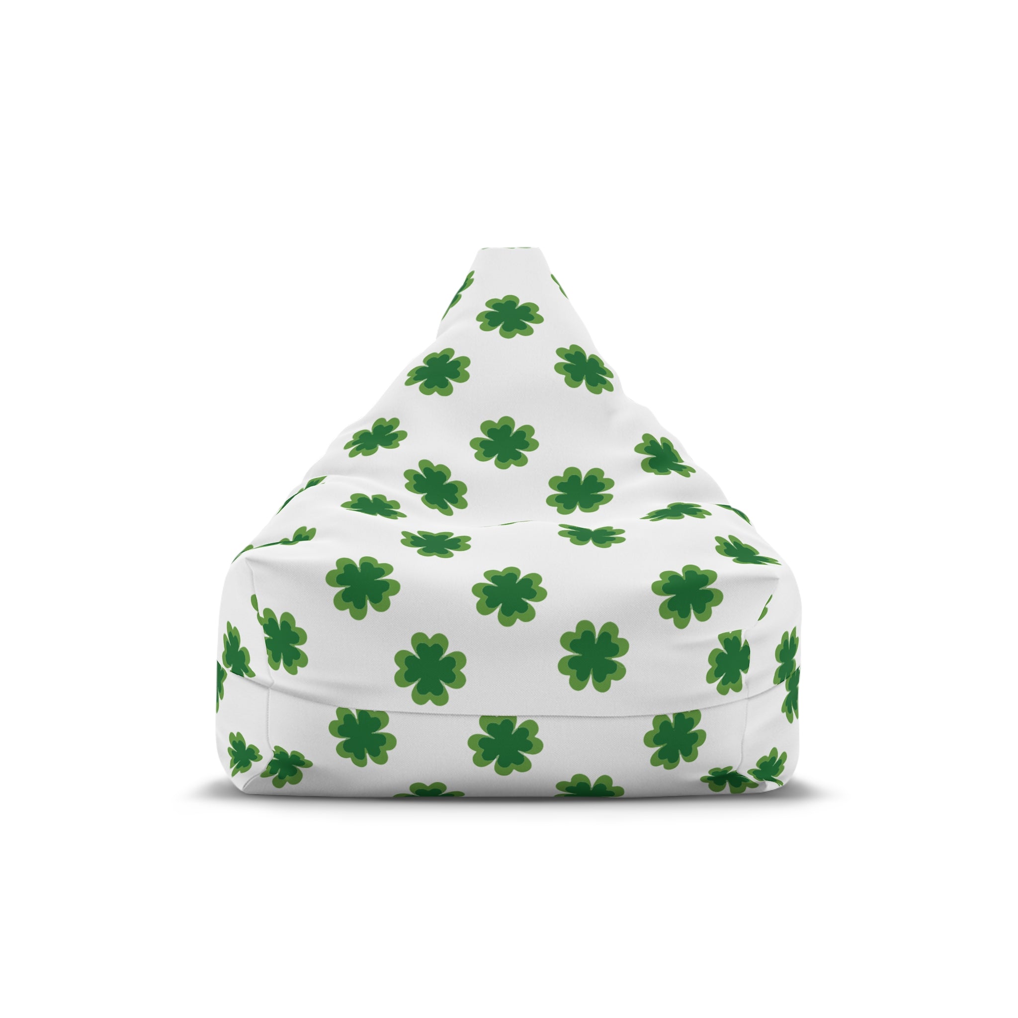 Green Clover Bean Bag Cover Only | St. Patrick's Day Shamrock Print